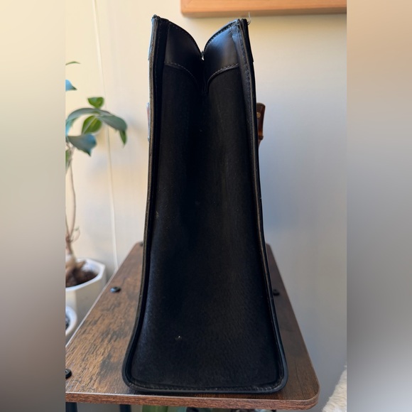 Gucci Diana Black Suede/Leather Bamboo Handle Tote - Vintage - Picture 9 of 15